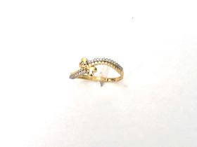 Anel em Ouro 18/750K- com Diamantes- Número do aro 20- Certificado Amagold Anel em Ouro 18/750K- com Diamantes- Número do aro 20- Certificado Amagold