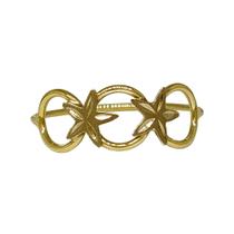 Anel Em Ouro 18k 750 2 Estrelas Coleção