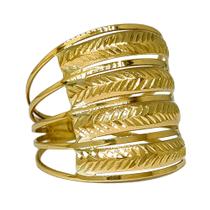 Anel Em Ouro 18k 750 4 Meias Canas Anel Em Ouro 18k 750 4 Meias Canas