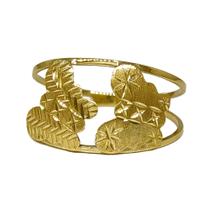 Anel Em Ouro 18k 750 Borboletas