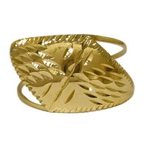 Anel Em Ouro 18k 750 Chapa Amarela Diagonal Anel Em Ouro 18k 750 Chapa Amarela Diagonal