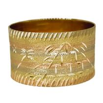 Anel Em Ouro 18k 750 Escrava 9 Cores