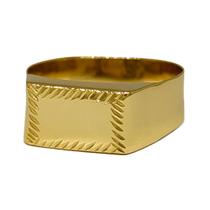 Anel Em Ouro 18k 750 Masculino Infantil