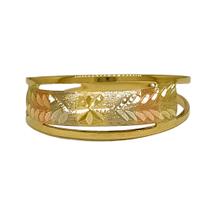 Anel Em Ouro 18k 750 Meia Cana 7 Cores