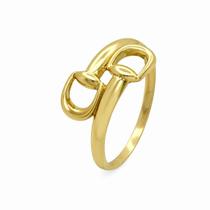 Anel em Ouro 18k Fivela Dupla - Joia de Luxo Anel em Ouro 18k Fivela Dupla - Joia de Luxo