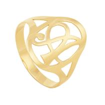 Anel em Ouro 18k Letra A - AU6640
