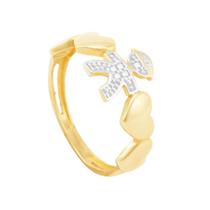 Anel em Ouro 18K Menino com Diamantes - AU6679