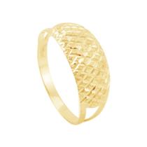 Anel em Ouro 18k Trabalhado Diamantado - AU10093