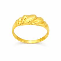 Anel em Ouro 18K Trabalhado sem Forro - Joia Clássica e Elegante