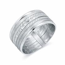 Anel em Ouro Branco 18k 7 Fios - Joia de Compromisso Anel em Ouro Branco 18k 7 Fios - Joia de Compromisso