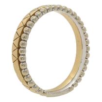 Anel Em Ouro Branco 18k E Ouro Rosé 18k Vivara Icona Clássic Rosa Anel Em Ouro Branco 18k E Ouro Rosé 18k Vivara Icona Clássic Rosa