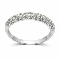 Anel em Prata 925 com Zircônia Branca - Design Exclusivo Anel em Prata 925 com Zircônia Branca - Design Exclusivo