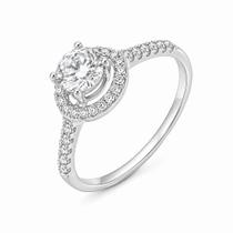 Anel em Prata 925 com Zircônias - Design Exclusivo Anel em Prata 925 com Zircônias - Design Exclusivo