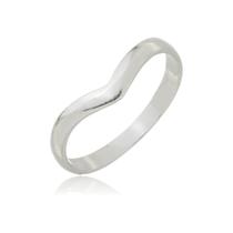 Anel em Prata 950 Formato Coração Brilhante