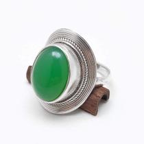 Anel em prata com Ágata Verde 0103846A0166 Prata925 Agata Verde 20