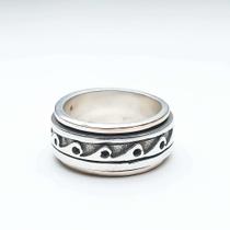 Anel em prata com filete de ouro 0103810A0211 Prata925 17