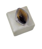 Anel em prata com olho de tigre aro 17 Anel em prata com olho de tigre aro 17