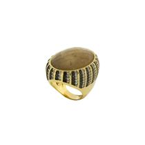 Anel em quartzo rutilado dourado Anel em quartzo rutilado dourado