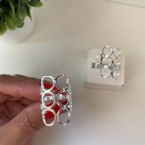 Anel Encanto Fino de Luxo Semijoia Feminina Ousada e Elegante Simonatto