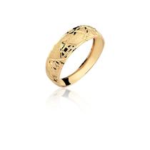 Anel Escrava Egípcia Ouro 18k Amarelo Curvado Ac27
