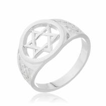 Anel Estrela De Davi Prata 925 Kl Mod 03 Anel Estrela De Davi Prata 925 Kl Mod 03