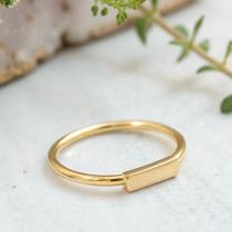 Anel Eternité folheado a Ouro 18k Closet Joias