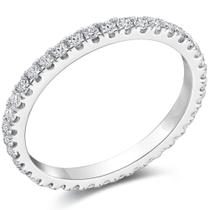 Anel Eternity Bo.Dream em prata esterlina 925 com zircônia cúbica Anel Eternity Bo.Dream em prata esterlina 925 com zircônia cúbica