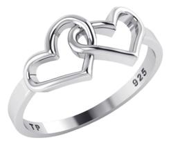 Anel Eterno Amor Pura Prata 925 - Melhor Preço