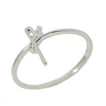 Anel FÉ Prata - Cod 738