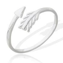 Anel Feminino Ajustavel Regulavel Fecha Cupido Prata Pura