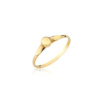 Anel Feminino bola bolinha 4mm OURO 10k Anel Feminino bola bolinha 4mm OURO 10k