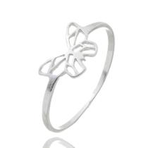 Anel Feminino Borboleta Origami Delicado Prata Legitima Anel Feminino Borboleta Origami Delicado Prata Legitima
