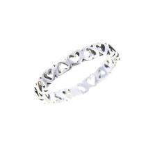 Anel Feminino Em Prata 925 Coração Vazado Estilo Pandorah Aliancinha Anel Feminino Em Prata 925 Coração Vazado Estilo Pandorah Aliancinha
