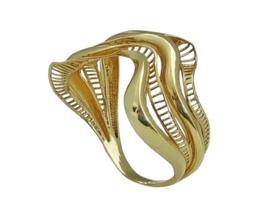 Anel feminino Filo Curvo, Em Ouro 18K0,750 Anel feminino Filo Curvo, Em Ouro 18K0,750