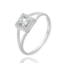 Anel Feminino Formatura Debutante Pedra Zirconia Azul Prata Anel Feminino Formatura Debutante Pedra Zirconia Azul Prata