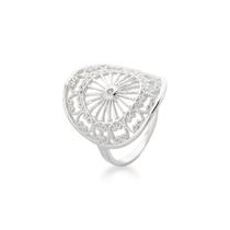 Anel Feminino Mandala Atraktiva Prata 925 Anel Feminino Mandala Atraktiva Prata 925