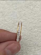 Anel Feminino Ou Masculino Banhado A Ouro Com Pedras Luxo