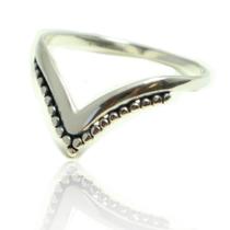 Anel Feminino Prata Legitima 925 Formato V