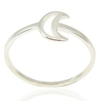 Anel Feminino Prata Legitima Lua Anel Feminino Prata Legitima Lua