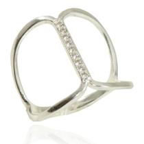 Anel Feminino Prata Pura Legitima Cravejado Zirconia Anel Feminino Prata Pura Legitima Cravejado Zirconia