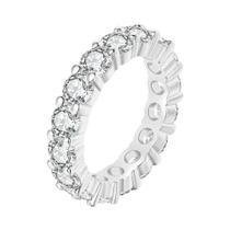 Anel Feminino Punk Hiphop Iced out Com Zircônia Cúbica AAA+ E Cristais Dourados Acessório De