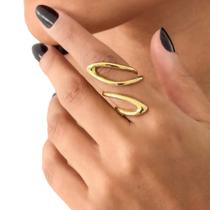 Anel Feminino Regulável Banho Ouro e Prata Bijuterias acessórios presente Anel Feminino Regulável Banho Ouro e Prata Bijuterias acessórios presente