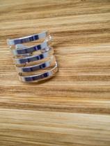 Anel Filete 5 fios - prata