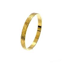 Anel Fio Jateado Banhado a Ouro 18k - Semijoia Hipoalérgica