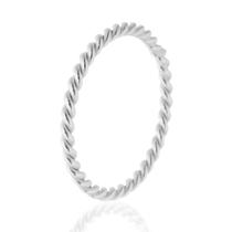 Anel Fio Torcido Prata 925