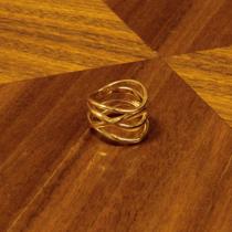 Anel fios entrelaçados - Trilho