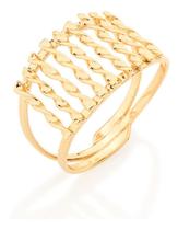 Anel Fios Torcidos Vazados Rommanel 511045