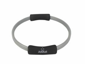 Anel Flex Arktus para Pilates Yoga Treinamento Funcional 35cm Preto/Cinza