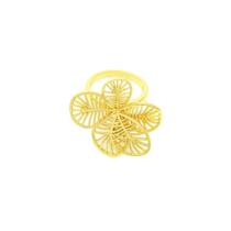 Anel flor absoluta banhado a ouro Anel flor absoluta banhado a ouro