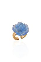 Anel Flor de Resina Ajustável